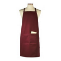 Maroon Deluxe Long Bib Apron